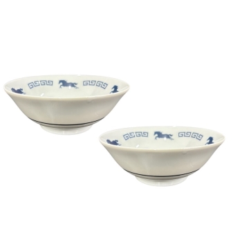 福袋　跳ね馬　青　ペアラーメンセット