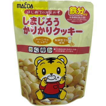 大阪前田製菓　しまじろうかりかりクッキー　３０ｇ