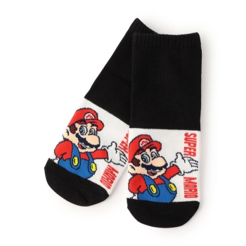 トドラー男児　マリオ　クルー丈ソックス