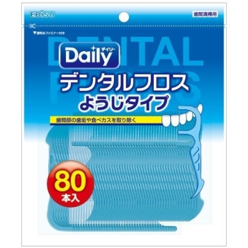 デイリー　デンタルフロス　ヨウジタイプＮ　８０本入り