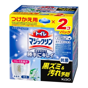花王　トイレマジックリン流すだけで勝手にキレイライトブーケの香りつけかえ用　８０ｇ×２