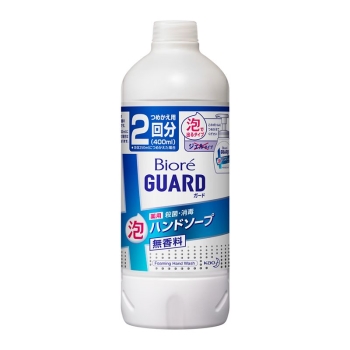 花王　ビオレガード　薬用泡ハンドソープ　無香料　つめかえ用　４００ｍｌ