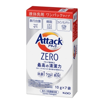 花王　アタックＺＥＲＯ　ワンパック　７Ｐ