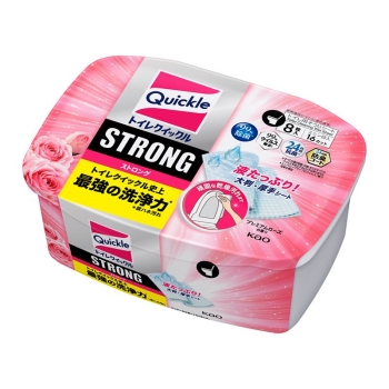 花王　トイレクイックル　ストロング　プレミアムローズの香り　容器入　８枚