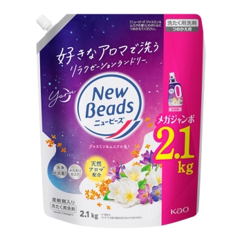 花王　ニュービーズ　ジャスミン＆ムスクの香り　つめかえ用　２１００ｇ