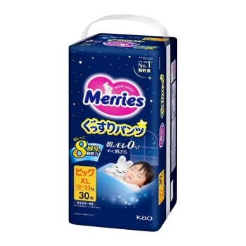 【在庫限り】花王　メリーズ　ぐっすりパンツ　ビッグサイズ　３０枚