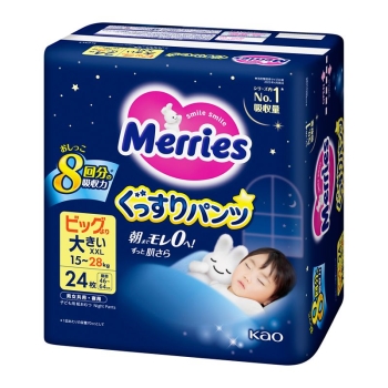 花王　メリーズ　ぐっすりパンツ　ビッグより大きいサイズ　２４枚