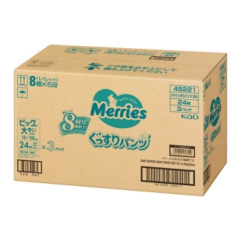 花王　メリーズ　ぐっすりパンツ　ビッグより大きいサイズ　７２枚