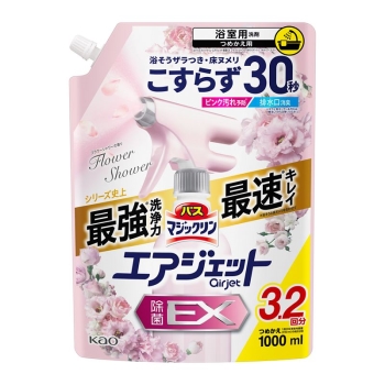 花王　バスマジックリン　エアジェット　除菌ＥＸ　フラワーシャワー　つめかえ　１０００ｍｌ