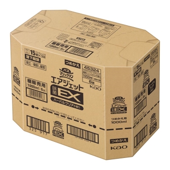 花王　バスマジックリン　エアジェット　除菌ＥＸ　ハーバルクリア　つめかえ　１０００ｍｌ　梱販売用