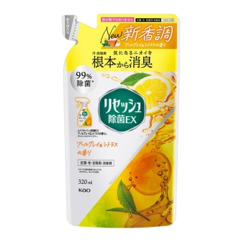 花王　リセッシュ除菌ＥＸ　アールグレイ＆シトラスの香り　つめかえ用　３２０ｍｌ