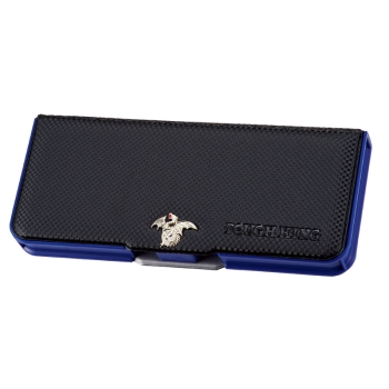 クツワ　２ドア筆入　タフキング　ドラゴンブラック