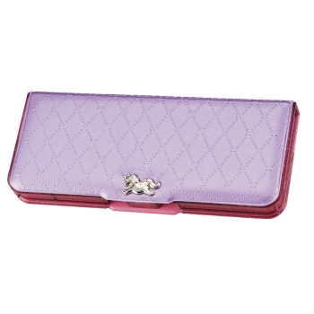 クツワ　２ドア筆入　ロイヤルプリティ　ユニコーンパープル