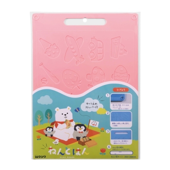 クツワ　ねんどばん　ピンク