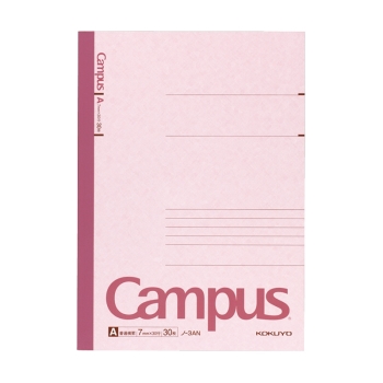 コクヨ　キャンパスノート　Ａ罫７ｍｍ　セミＢ５　ノ－３ＡＮ