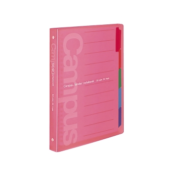 コクヨ　キャンパスバインダーノート　Ｂ５判　２６穴　ピンク　ル－Ｐ３３３ＮＰ