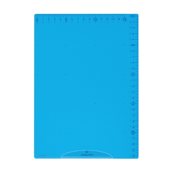 下敷き　２５０×１８０ｍｍ　ブルー