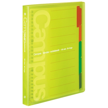 コクヨ　キャンパススライドバインダー（ミドルタイプ）ル－Ｐ３３３Ｎ　黄緑