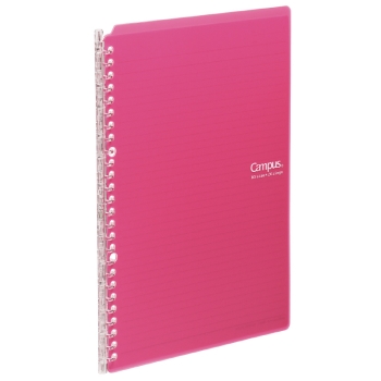 コクヨ　キャンパスバインダーノート　Ｂ５判　２６穴　ピンク　ル－ＳＰ７００Ｐ