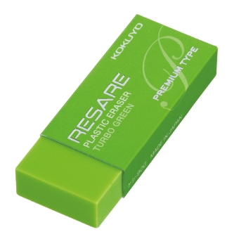 コクヨ　プラスチック消しゴム　リサーレ　プレミアムタイプ　緑