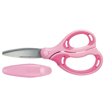 学習はさみ　エアロフィットサクサ・キッズ　ピンク　刃渡り５５ｍｍ