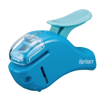 コクヨ　針なしステープラー　ハリナックス　コンパクトアルファ　ブルー