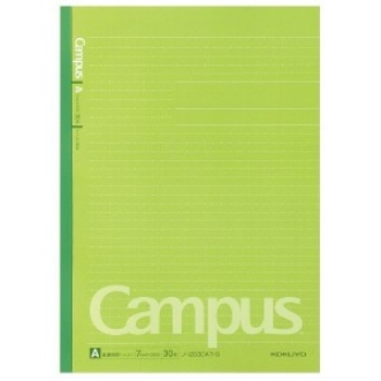 コクヨ　キャンパスＡ４ドット　Ａ罫７ｍｍ　ＧＲ
