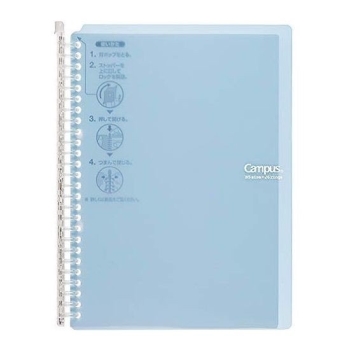 キャンパスバインダスマートリング６０Ｂ５　水色