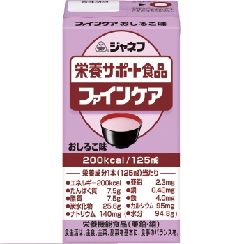 キューピー　ジャネフ　ファインケア　おしるこ味　（流動食）