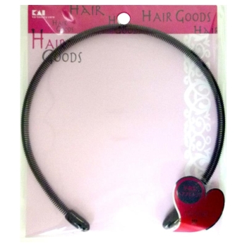 スプリングタイプカチューシャ黒