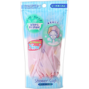 マペペ　シャワーキャップ　シャボンピンク
