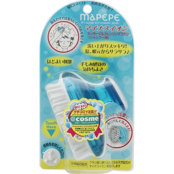 マペペ　マイナスイオン　マッサージ＆クレンジングブラシ