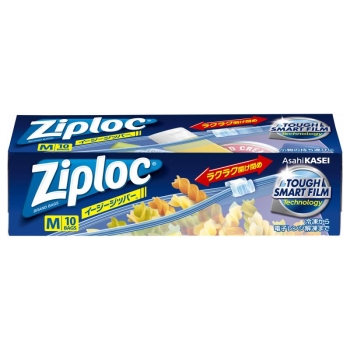 ジップロックイージージッパーＭ　１０枚