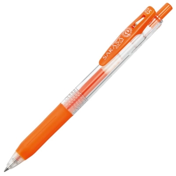ゼブラ　ジェルボールペン　サラサクリップ０．５　レッドオレンジ