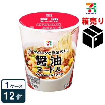 セブンプレミアム　醤油ヌードル　８１ｇ 1ケース１２個入