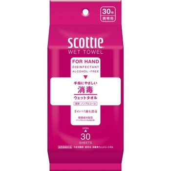 スコッティウェット消毒ＮＡＬ　３０枚