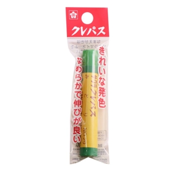 サクラ　クレパス　緑