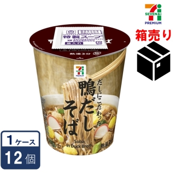 セブンプレミアム　鴨だしそば  73g　１ケース１２個入り
