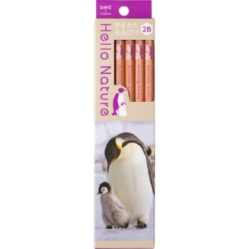 トンボ　書き方鉛筆ハローネイチャー　コウテイペンギン２Ｂ