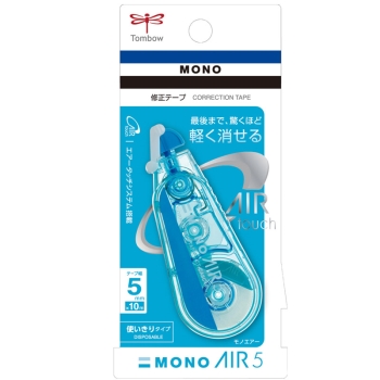 トンボ鉛筆　修正テープ　モノエアー５ミリ　ブルー
