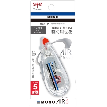 トンボ鉛筆　修正テープ　モノエアー５ミリ　詰め替えタイプ
