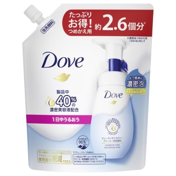 ダヴ　ビューティーモイスチャー　クリーミー泡洗顔料　つめかえ用　大容量　３２０ｍｌ