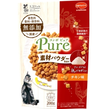 コンボ　ピュア　キャット　チキン味・鶏パウダー仕立て　２００ｇ