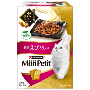 モンプチドライボックス　厳選えびだし入り１９０ｇ