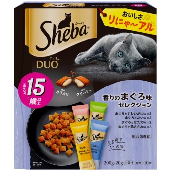 シーバ　デュオ　１５歳以上　香りのまぐろ味セレクション　２００ｇ