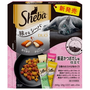 シーバ　デュオ　旅するシーバ　厳選かつおだし味仕立て　５種のおさかな味めぐり　２００ｇ