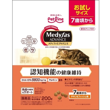 メディファスアドバンス　認知機能の健康維持　７歳頃から　チキン＆フィッシュ味