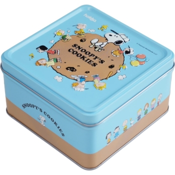 北陸製菓　スヌーピーエンボス缶チョコチップ