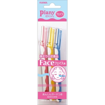 フェザー安全剃刀　ピアニィ　Ｌ　フェイス用　ガード付
