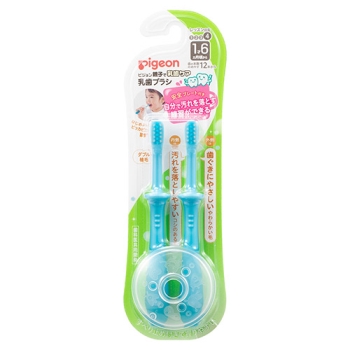 乳歯ブラシ　レッスン段階４　（ブルー）２本入